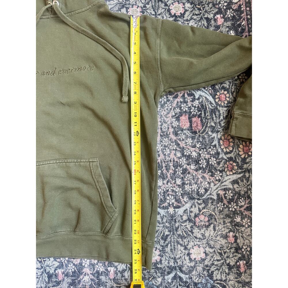 Official Taylor Swift “Ever and Evermore” Eras hoodie in green vintage wash - Picture 5 of 7